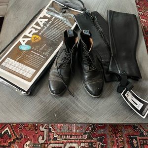 Ariat Breeze Half Chaps and Paddock Boots